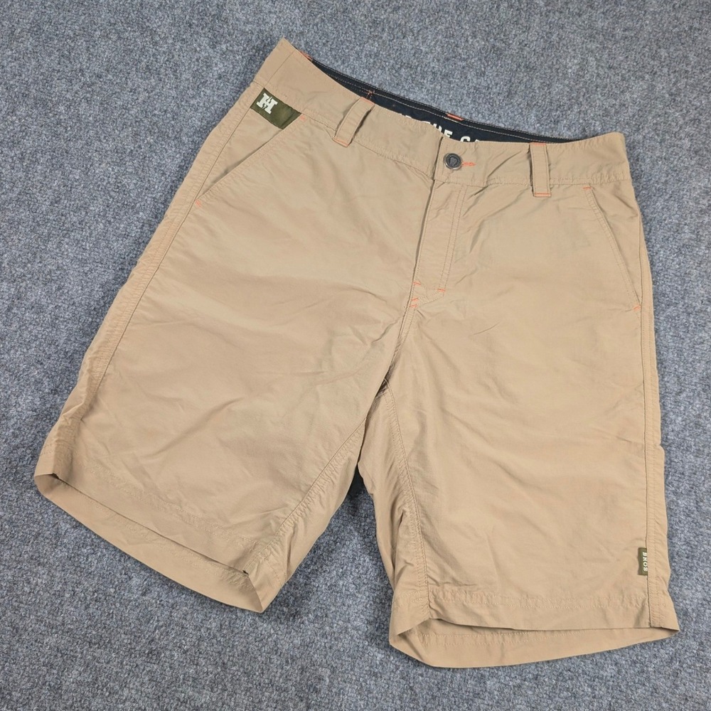 Howler Bros Horizon Shorts Mens 30 Tan Khaki Nylon Hybrid Fishing Hiking Outdoor